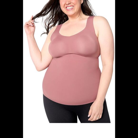 Evelyn & Bobbie Women's Seamless Smoothing Bra Cami Dusk - Regular